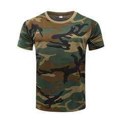 Military Army Camouflage Tactical Short Sleeve Men's Combat T-Shirt Kid's Tee Camo Outdoor Hiking Hunting Shirts