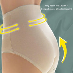 Women Ultra-soft High Waist for Women Hip Lifting Breathable Underpants Comfortable Stretchy Panties Comfortable Underwear