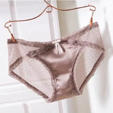 Women's Panties Satin Underwear Lace Sexy Briefs Ladies Casual Underpants Female Lingerie Intimates Girl Panty 2024