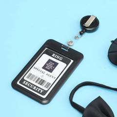 Agent Accessories Set Tie Earplugs Work Brand Glasses Hat Secret Security Service Costume for Teens Adults Cosplay Game Party