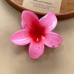 Beach Vacation Bohemia Style Fashion Egg Flower Hair Clips Flower Large Hair Claw Hairpin For Women Girls Accessories