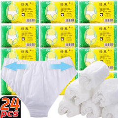 Hygienic Women's Panties Intimate Underpants Women Disposable Underwear Unisex Briefs Men Underwear Non Woven Fabric Lingerie