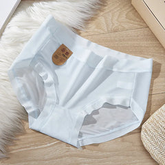 Women Summer Seamless Underwear Panties Ultra-thin Briefs Ice Silk Ladies 7AHigh Quality Breathable Underpants Lingerie