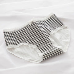 New Underwear Women Cat Print Girl Panties Spring Summer Fashion Comfort Briefs Mid Waist Seamless Underpants Female Lingerie
