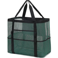 Mesh Beach Bag Waterproof Sandproof - Large Tote Pool Bag for Women Vacation Essentials Beach Accessories