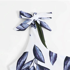 2025 Asymmetric Print String Bikini Set Sexy Swimsuit Women Swimwear Female Bathers Bathing Swimming Swim Suit Beachwear Summer