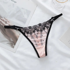 Underwear For Women Cotton Crotch Bikini Thong Underpants Briefs Lace Panties Low Waist Panties Women Thong Female Lingerie