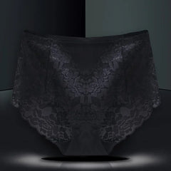 Women's Underwear Plus Size Floral Lace Panties High Waist Ladies Briefs Sexy Lingerie Female Pantys Seamless Underpant Intimate