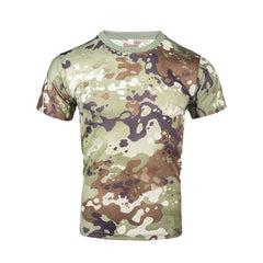 Men Camouflage Hunting Shirts Tactical Fishing Shirt Military Tshirts Camo Hiking Camping Quick Dry Clothes