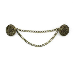 Clothing Accessories Retro Suit Brooch Grace Fashion Gentleman Tassel Brooch Korean Trend Suit Shirt Collar Chain Sweater