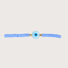 KKBEAD Boho Summer Beach Bracelet Jewelry for Women Y2k Accessories Shell Evil Eye Bracelets Gifts Heishi Disc Beads Pulseras