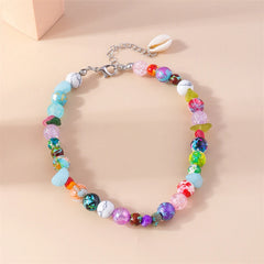 Bohemian Colorful Handmade Beads Anklets for Women Summer Beach Ankle Bracelet Foot Leg Chain Female Girls Jewelry Accessories