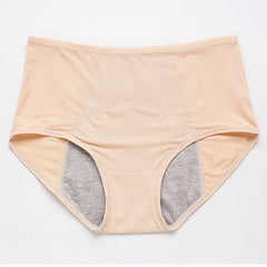 Period Underwear for Women 4 Layer Leakproof Cotton Panties Postpartum Menstrual Overnight Absorbent Underwear Seamless Moisture