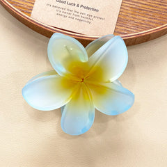 Beach Vacation Bohemia Style Fashion Egg Flower Hair Clips Flower Large Hair Claw Hairpin For Women Girls Accessories