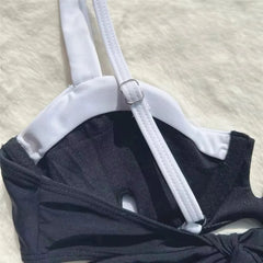 Black White Patchwork Micro Thong Bikini Push Up Swimwear Women 2025 Sexy Swimsuit Bathing Suit Low Waist Brazilian Bikinis Sets