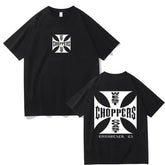 Summer Fashion T Shirt Women Men West Coast Choppers Print T-Shirt Casual Short Sleeve O-Neck Tshirt Vintage Clothing Tee