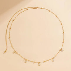 Simple Boho Beach Chain Waist Belt Sexy Fashion Women Rhinestone Belly Body Jewelry Bikini Summer Waist Chain Accessories