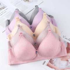 Sexy Underwear Women's Thin Bra Girls 36-44 A B Cup Brassiere Wireless Underwear Lady Push Up Bralette Lingerie Push Up Bra