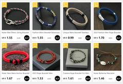 Men Marine String Bracelet Bilayer Sliding Adjustable Whale Braclet Beach Surfer Nautical Braslet Vacatio Leisure Accessories