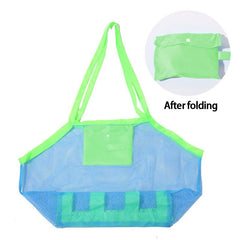 Handbag Beach Shoulder Bag Mesh Shell Bag Beach Essential Bag Beach Toy Handbag