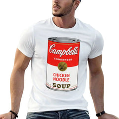 Andy Warhol Campbell's Soup T-Shirt man t shirt cotton cotton tshirt 100% T-Shirt
