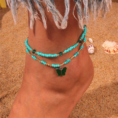 Bohemian Colorful Handmade Beads Anklets for Women Summer Beach Ankle Bracelet Foot Leg Chain Female Girls Jewelry Accessories