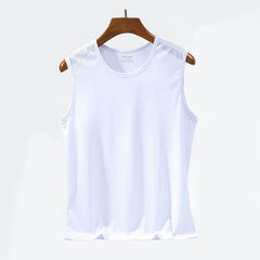 Hot Sale Summer Men Clothing Tank Top Black White Singlets Sleeveless Shirt Fitness Men Vest Gym T-shirts Man Bodybuilding Vest