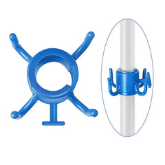 Beach Pool Outdoor Accessories - 4 - prongs Plastic Hanging Hook for Towel, Camera, Sunglasses, Bags