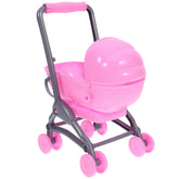 Mini Stroller Accessories Realistic Design Baby Toy Plastic Stroller Plastic Kids Furniture Decor Details