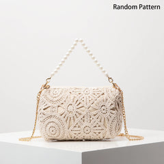 Boho Beach Bags for Women,Pearl Bag,Wicker Bag,Premiun Style Tote Bags for Ladies,Vacaition Outfits Women,Travel Must Haves