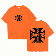 Summer Fashion T Shirt Women Men West Coast Choppers Print T-Shirt Casual Short Sleeve O-Neck Tshirt Vintage Clothing Tee