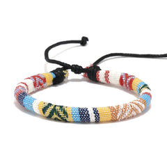12 Boho Surfer Beach Bracelet Set Men & Women Braided Boho Summer Bracelets Handmade Festival Jewelry