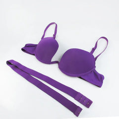 Sexy Women Lingerie U Backless Bras Underwear Deep V Low Cut Push Up Bra Intimates ECMLN Female Breathable Bralette