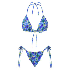hirigin Women 2 Pieces Bikini Swimsuit Spaghetti Strap Top Tie Side Triangle G-Thong Bathing Suit Beach Holiday Swimwear