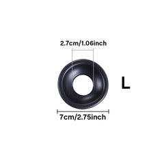 Ring of Accessories For Penis Pump Black Ring Sleeve Penis Enlargement Vacuum Pump And Extender Replacement Part Sex Toy For Men