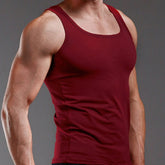 New Fashion Men's T-Shirts Tank Tops Undershirt Gym Workout Stringer Fitness T-Shirt Beater Underwear Vest Clothing For Man