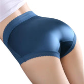 Women's Underwear Seamless Ice Silk Light Breathable Lace Briefs Sexy Silk Fabric Hip Lift smooth Soft Panties