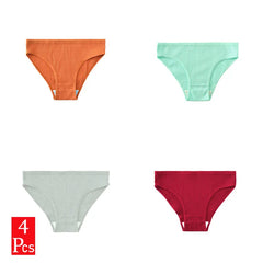 Sexy Women Underwear Briefs Breathable Cotton Women's Panties Mid-waist Hip Lifting Woman Underpants Solid Comfortable Briefs