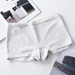 Women Boxers Underwear Cotton Ladies Safety Pants Female Seamless Underpants Solid Cozy Sexy Lingerie Трусы Женские Lenceria