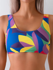 2025 High Waist Bikinis Printed Swimsuit Women Sexy Padded Swimwear Female Bathers Bathing Swimming Swim Suit Beachwear