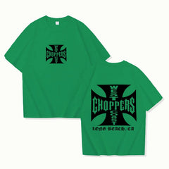 Summer Fashion T Shirt Women Men West Coast Choppers Print T-Shirt Casual Short Sleeve O-Neck Tshirt Vintage Clothing Tee