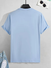 Men's Summer Loose Fit OK Printed T-shirt Tops Cool Design Street Short Sleeve Top Tee Clothing