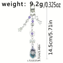 Popular Anime Alien Stage Chibis Keychains for Women Accessories Bag Ivan Till Keyrings Jewelry Fans Couple Friends Gifts