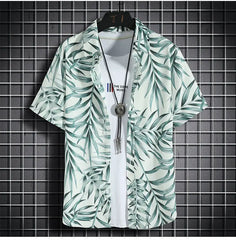 Beach Clothes For Men 2 Piece Set Quick Dry Hawaiian Shirt and Shorts Set Men Fashion Clothing Printing Casual Outfits Summer