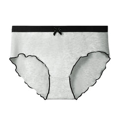 5pcs Women's underwear cotton breathable comfortable briefs summer thin waist briefs girls underwear