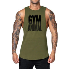Mens Bodybuilding Cotton Clothing Gym Fitness Running Sport Tank Tops Summer Breathable Sleeveless Vests Workout Muscle Shirts