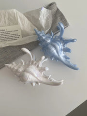 Ocean Shark Claw Clip For Women Conch Hair Claw Clip For Cute Beach Hair Accessories