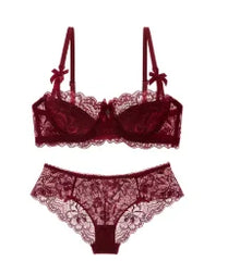 MOYISU French Romantic Lace Comfortable Breathable Sexy Tushy Slim Bra Collection Pure Desire Girls Super Beautiful Underwear SE
