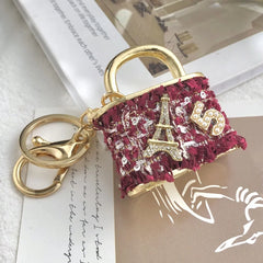 Fashionable Exquisite Bag Keychain Accessories Lady's Handbag Key Chain Pendant 43 Kinds of Style Women Gift Dropshipping