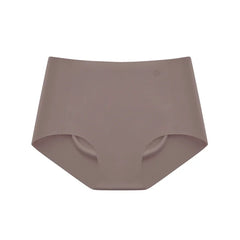 SUJIIN Women's Panties Seamless Underwear Invisibles Briefs Mid Waist 5A Antibacterial Breathable Moisture Wicking Underpants